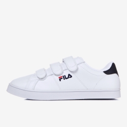 Fila Court Deluxe - Miesten Urheilukengät - Valkoinen/Laivastonsininen | FI-28936